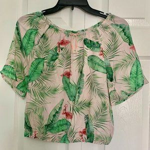 H&M | KIDS | PALM BLOUSE | PINK